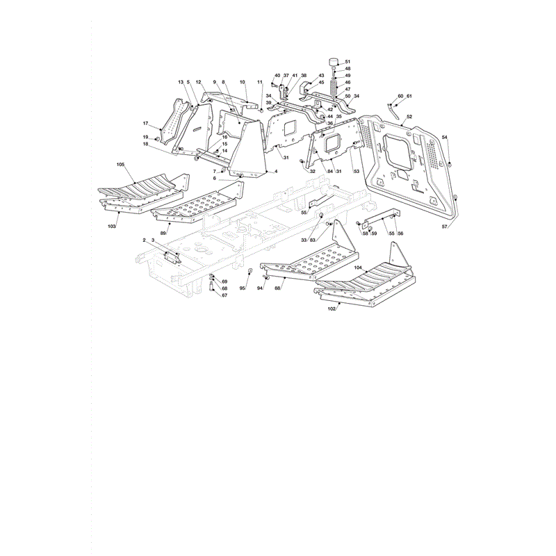 Castel / Twincut / Lawnking NJS13.5-92 (2010) Parts Diagram, Page 1