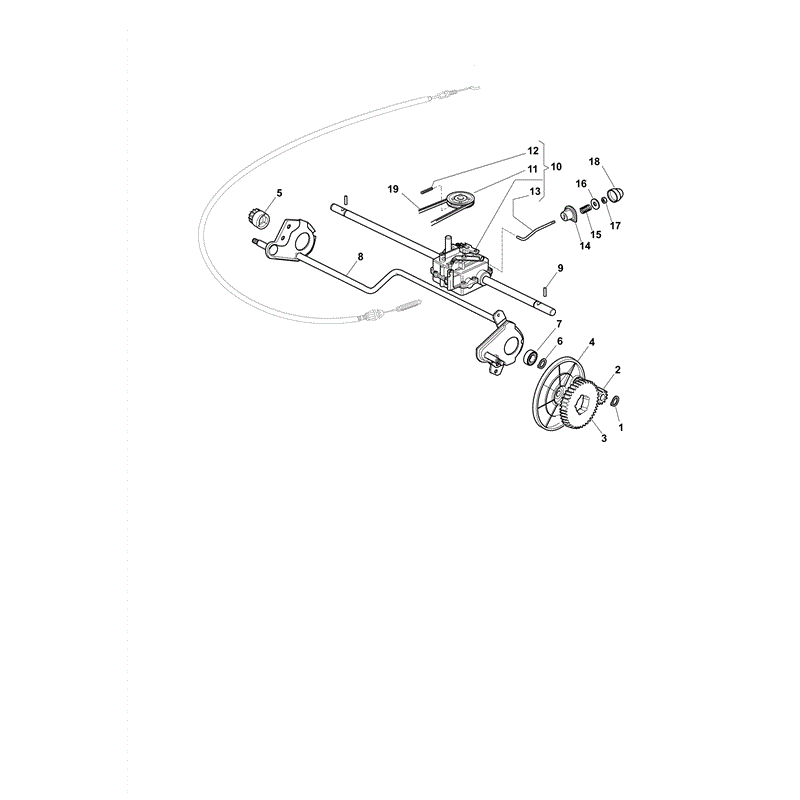 Castel / Twincut / Lawnking XA55MH3 (2010) Parts Diagram, Page 19