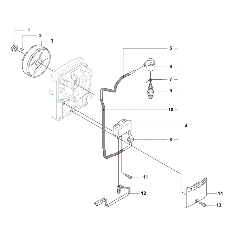 Husqvarna 180BF Back Pack Blower  (2008) Parts Diagram, Page 9