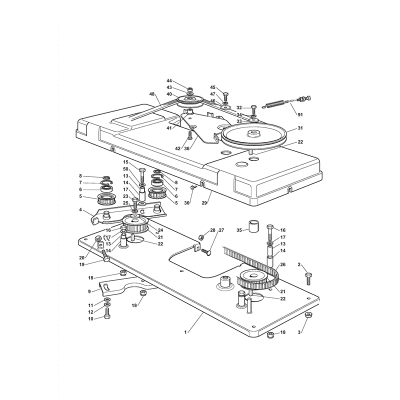 Castel / Twincut / Lawnking XT175HD (2011) Parts Diagram, Page 8