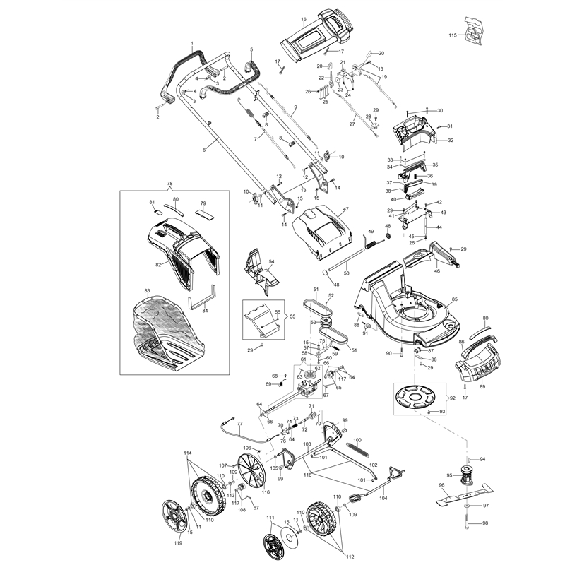 Oleo-Mac MAX 53 VBD ALLROAD ALUMINIUM (2018) (MAX 53 VBD ALLROAD ALUMINIUM (2018)) Parts Diagram, Illustrated parts list
