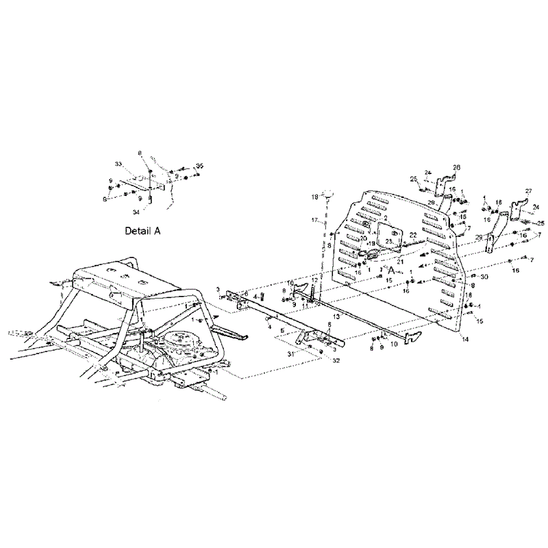 Hayter RS17/102H (17/40) (149E270000001-149E280999999) Parts Diagram, Grassbag Mounting