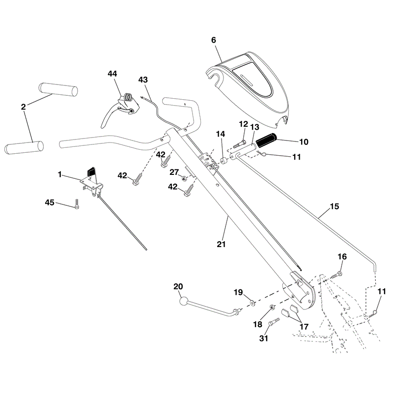 McCulloch MRT6 (96091002107 (2014)) Parts Diagram, Page 1