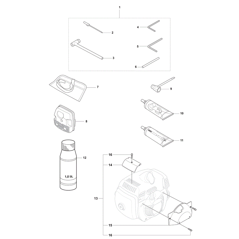 Husqvarna  345R (2008) Parts Diagram, Page 18