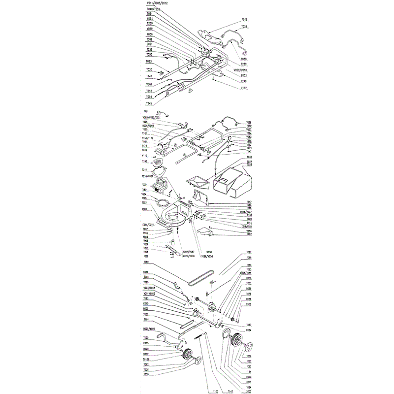 Mountfield Tuffcut (MPR10061) Parts Diagram, Page 1
