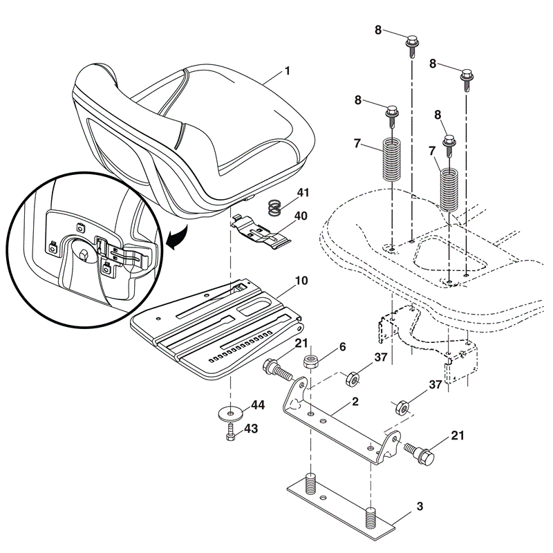 McCulloch M115-77RB (96051001101 - (2010)) Parts Diagram, Page 10