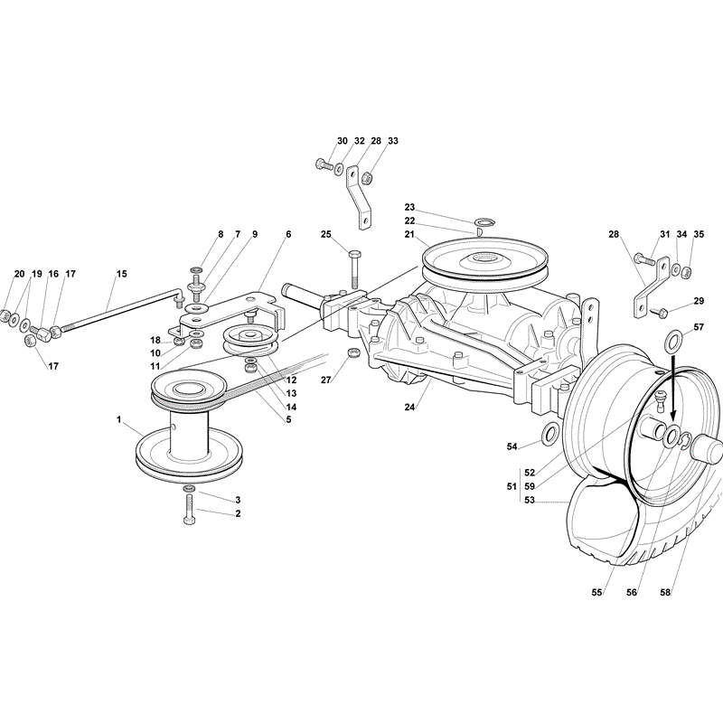 Mountfield 1228 Ride-on (2010) Parts Diagram, Page 6