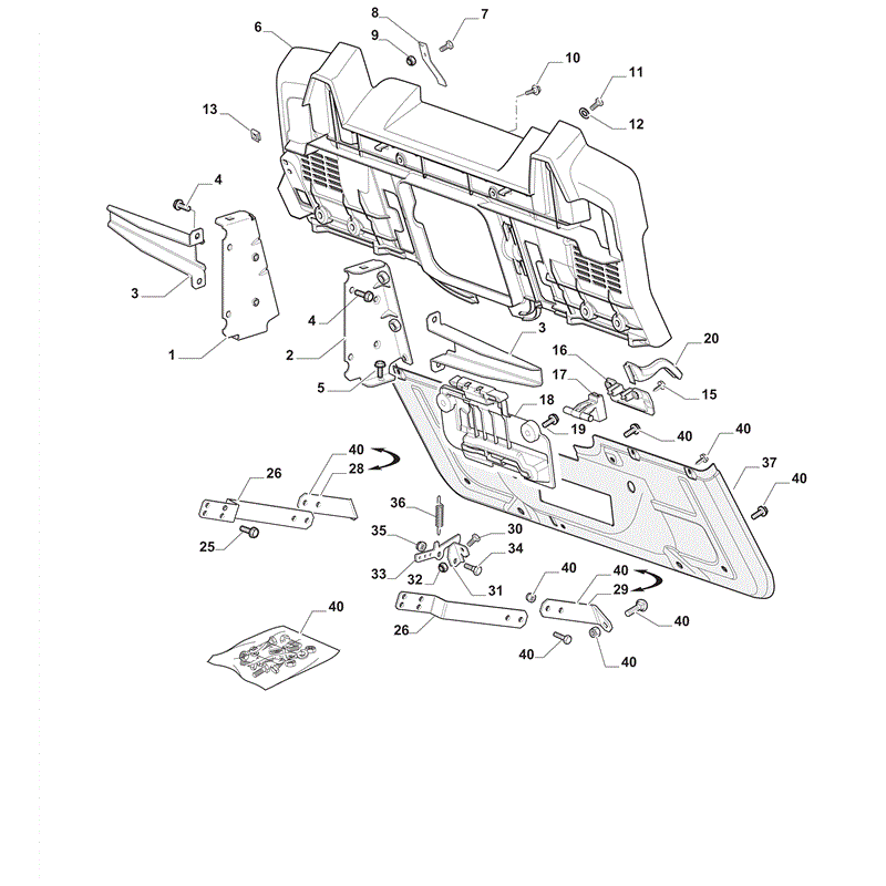 Mountfield 1430 Lawn Tractor (2012) Parts Diagram, Page 2
