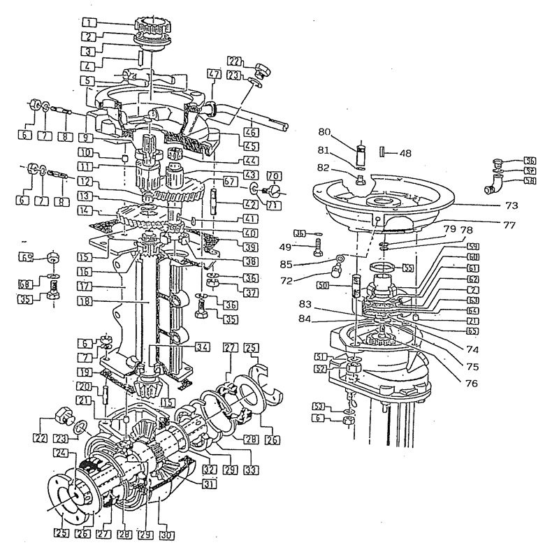 Bertolini 204 (204) Parts Diagram, Transmission 4T