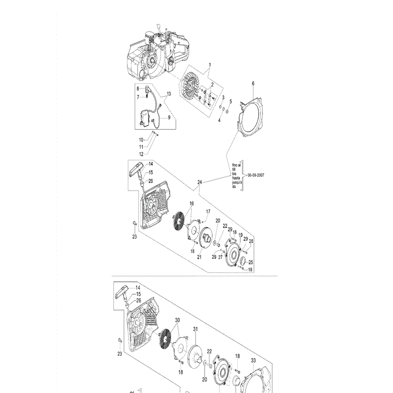 Efco TT163 (2009) Parts Diagram, Page 4