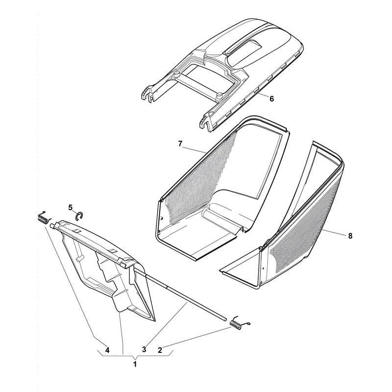 Mountfield S420PD Petrol Rotary Mower (2011) Parts Diagram, Page 9
