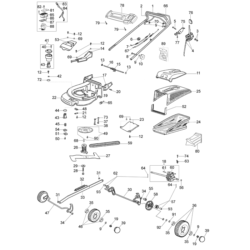 Oleo-Mac MAX 53 TBXE Plus-Cut (MAX 53 TBXE Plus-Cut) Parts Diagram, Illustrated parts list (From June 2007)
