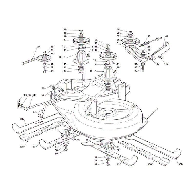 Mountfield T35M (Series 7500-WM14 OHV) (2010) Parts Diagram, Page 9