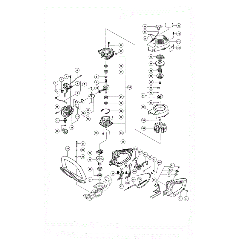 Tanaka THT-2000SB (1653-H53) Parts Diagram, Page 1