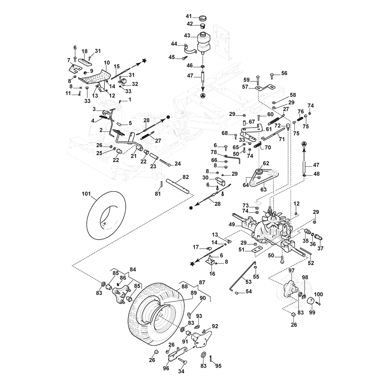 Stiga PARK 720 PW (2F6220621-S16 [2016-2020]) Parts Diagram, Transmission_0