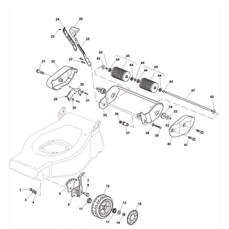 Mountfield S461R-HP (2010) Parts Diagram, Page 2