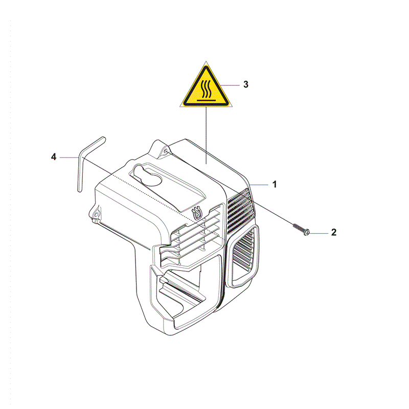 Husqvarna 180BF Back Pack Blower  (2008) Parts Diagram, Page 4