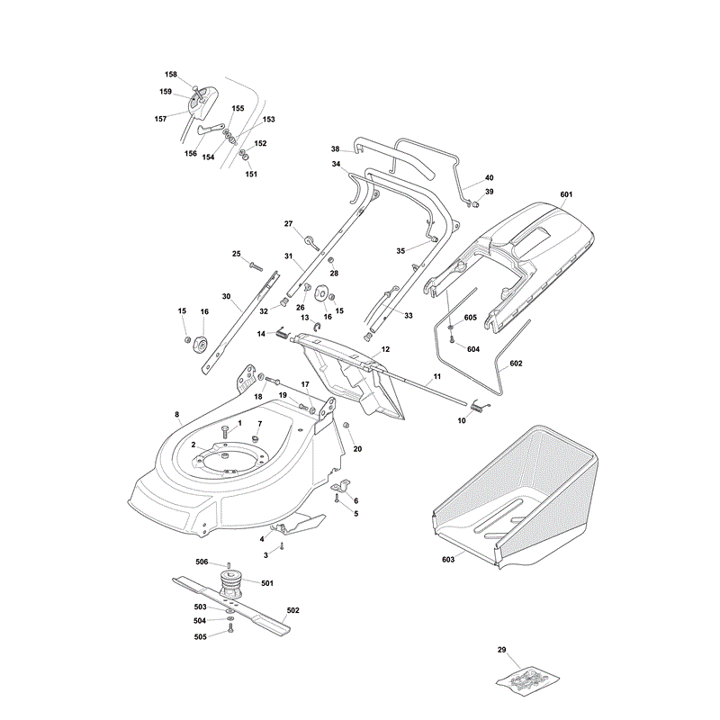 Mountfield 462R-PD (2008) Parts Diagram, Page 1