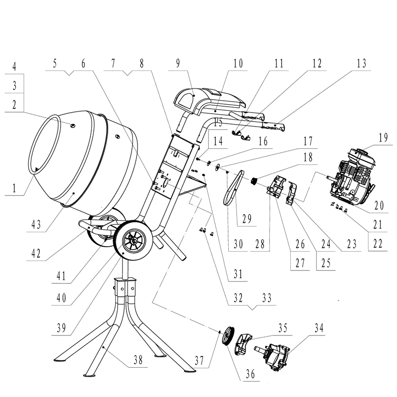 Victor XH-PCM150 (XH-PCM150) Parts Diagram, Page 1