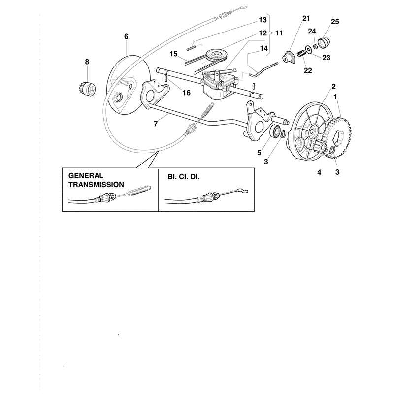 Mountfield 421PD Petrol Rotary Mower (2009) Parts Diagram, Page 5