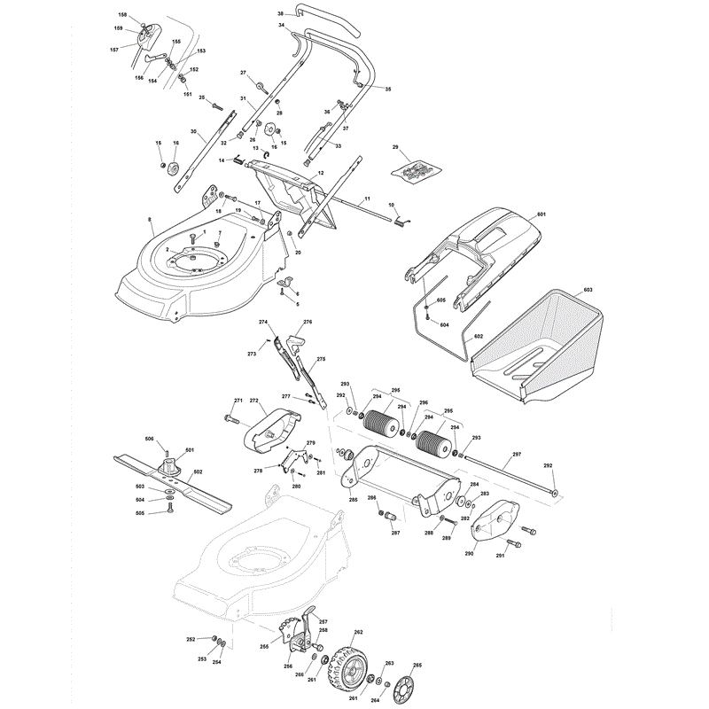 Mountfield 4810R-HP (2008) Parts Diagram, Page 1
