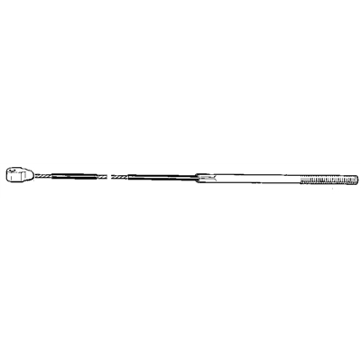 Mountfield Steering Cable - L/H - 1134-2817-01 