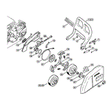 Stihl MS 170 Chainsaw (MS170 2-MIX) Parts Diagram