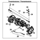 Front axle transmission