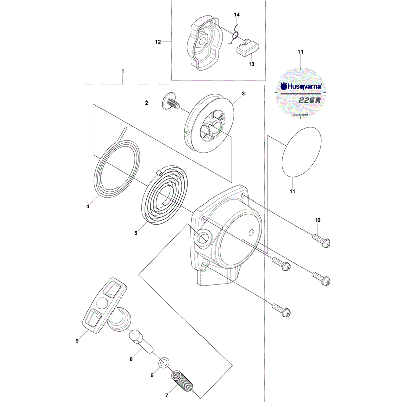 Husqvarna  226R (2009) Parts Diagram, Page 9