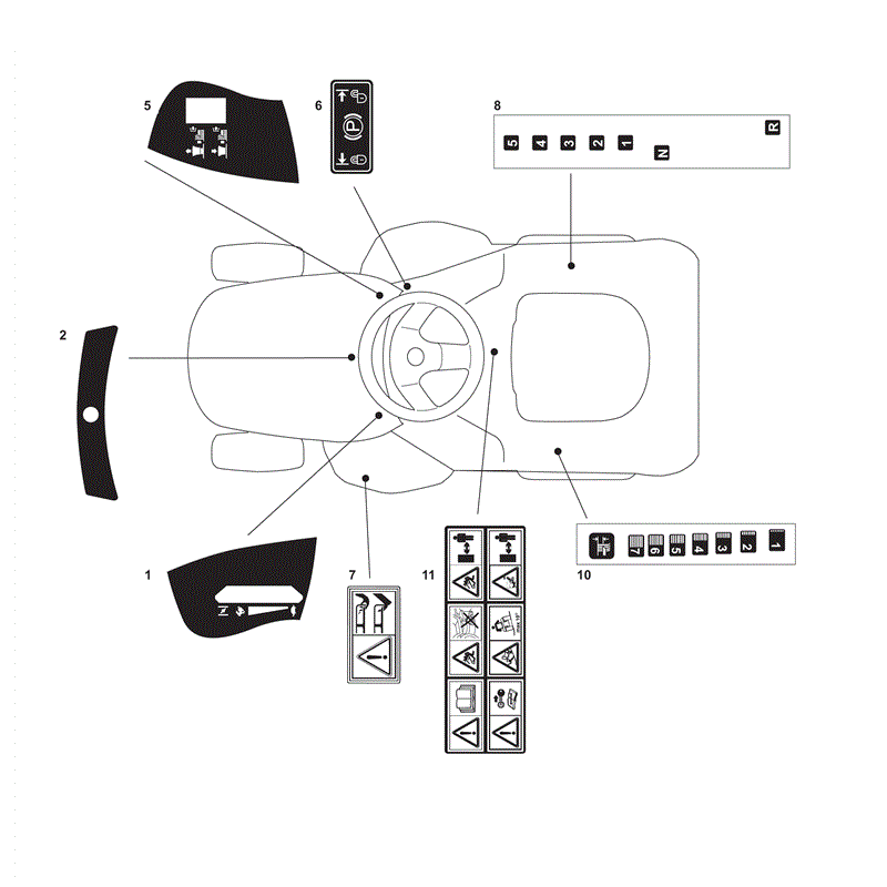 Mountfield 1438M Lawn Tractor (2008) Parts Diagram, Page 2