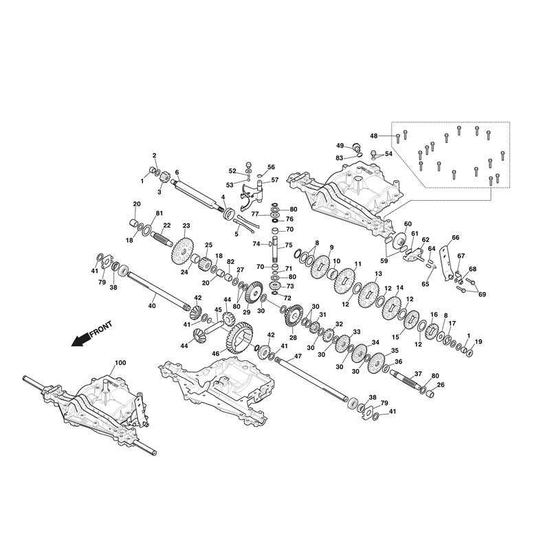 Mountfield MTF 84M Lawn Tractor (2T2000203-CAS [2021-2022]) Parts Diagram,  630030
