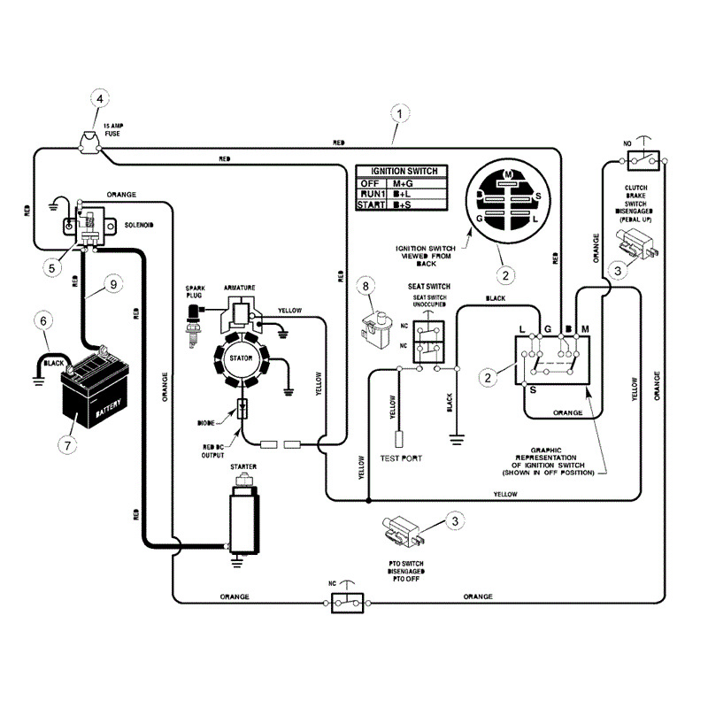 Hayter 10/30 (133C001001-133C099999) Parts Diagram, Electrical System