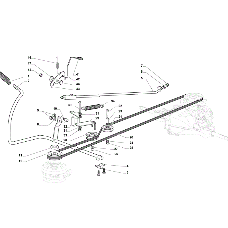 Mountfield 1538H-SD Lawn Tractor (2010) Parts Diagram, Page 4