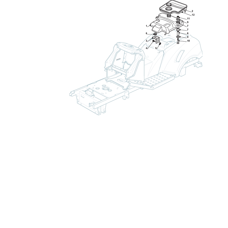 Mountfield 1436H Lawn Tractor (299964383-ME7 [2007]) Parts Diagram, Tank