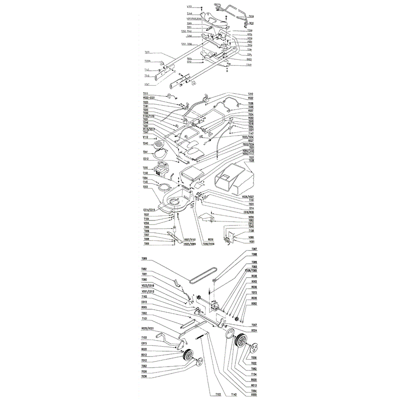 Mountfield Tuffcut (MPR10037) Parts Diagram, Page 1