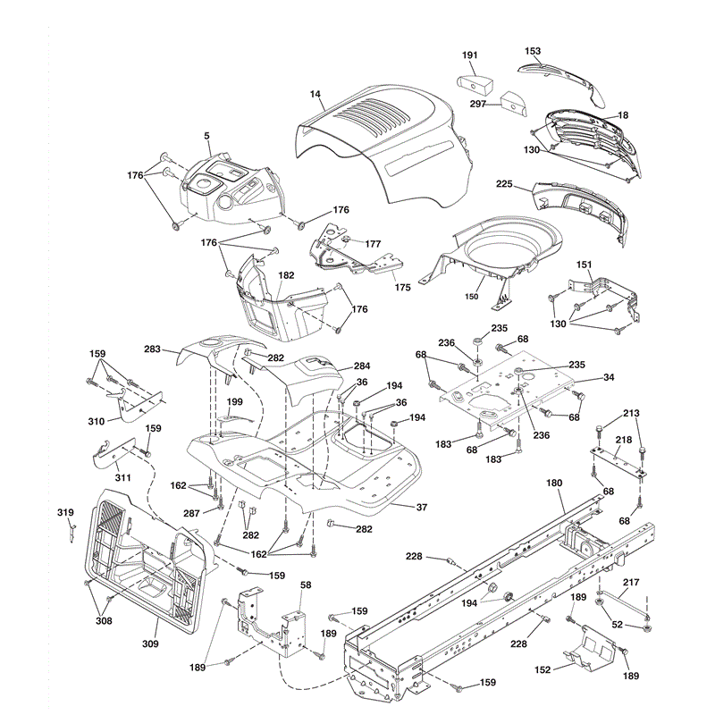 McCulloch M115-77HRB (96051001200 - (2010)) Parts Diagram, Page 4