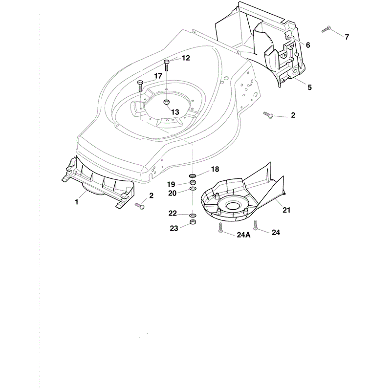 Mountfield SP536-ES (2010) Parts Diagram, Page 1