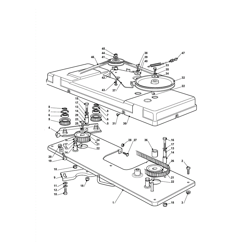 Castel / Twincut / Lawnking XHX240HD-4WD (2011) Parts Diagram, Page 12