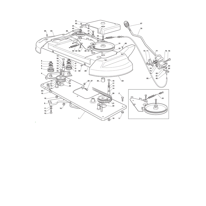 Castel / Twincut / Lawnking TCX16.5-102H (2011) Parts Diagram, Page 8