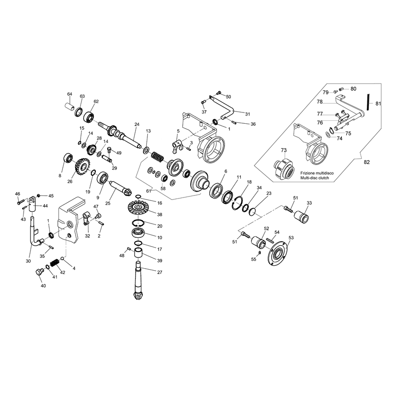 Bertolini 215 (Fino-Until 2011) (215 (Fino-Until 2011)) Parts Diagram, Gears with P.D.F.