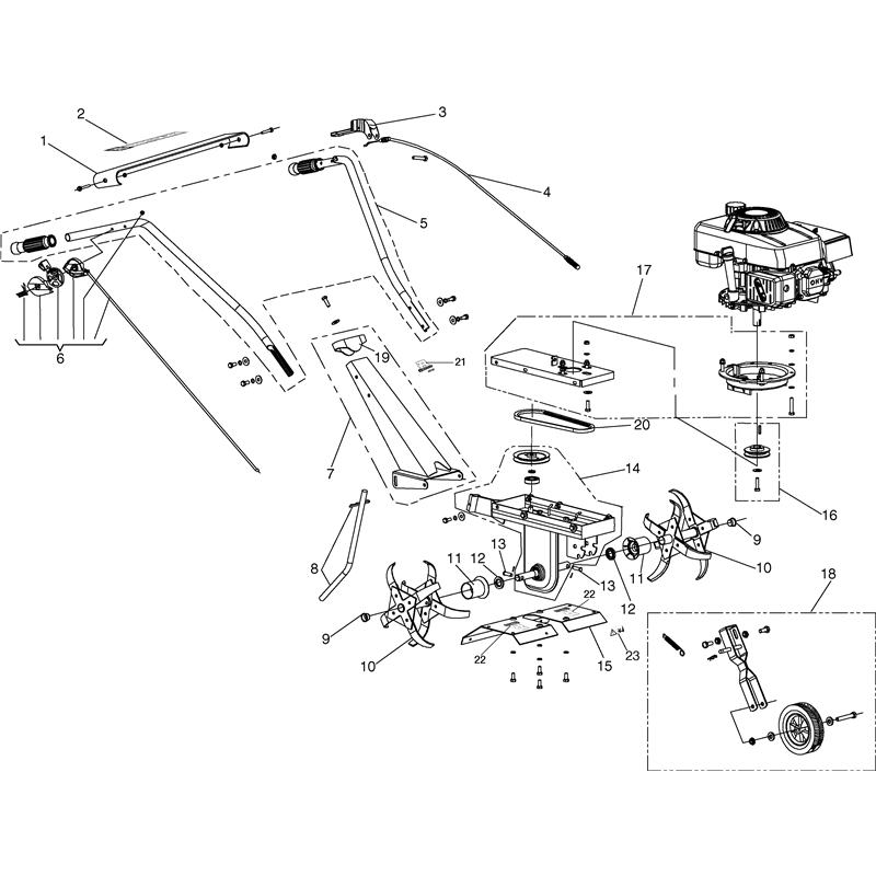 Bertolini 219 (219) Parts Diagram, Complete illustrated part list