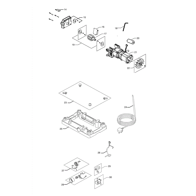 Flymo Pac A Shredder (9640114-62 (2006)) Parts Diagram, Page 2