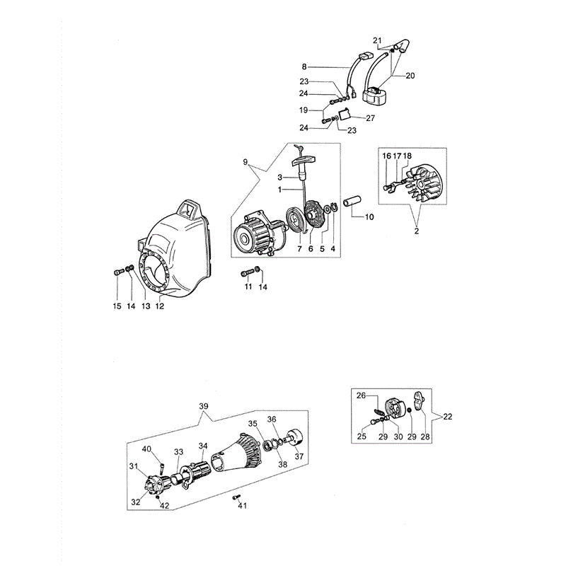 Efco Stark 25IC (2008) Parts Diagram, Page 2
