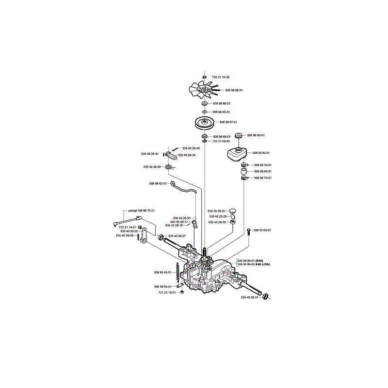 Husqvarna  Rider 15 V2 (2004) Parts Diagram, Page 7