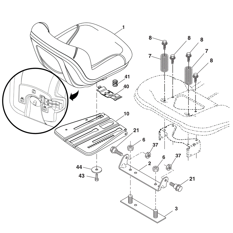 McCulloch M115-77RB (96041009900 - (2010)) Parts Diagram, Page 10