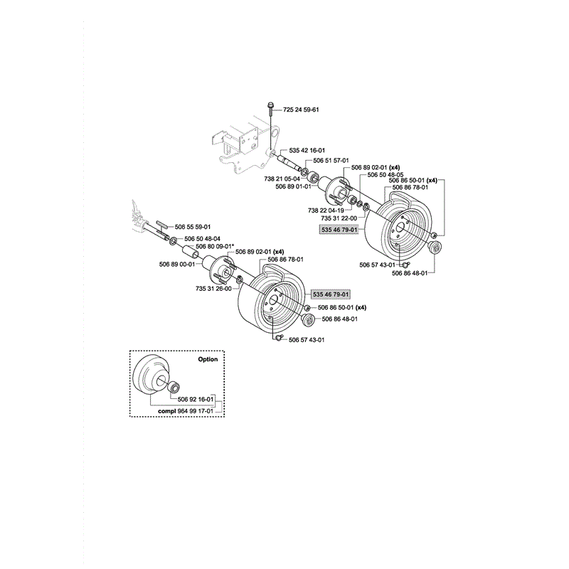 Husqvarna  Rider Pro Flex 21 (2004) Parts Diagram, Page 8