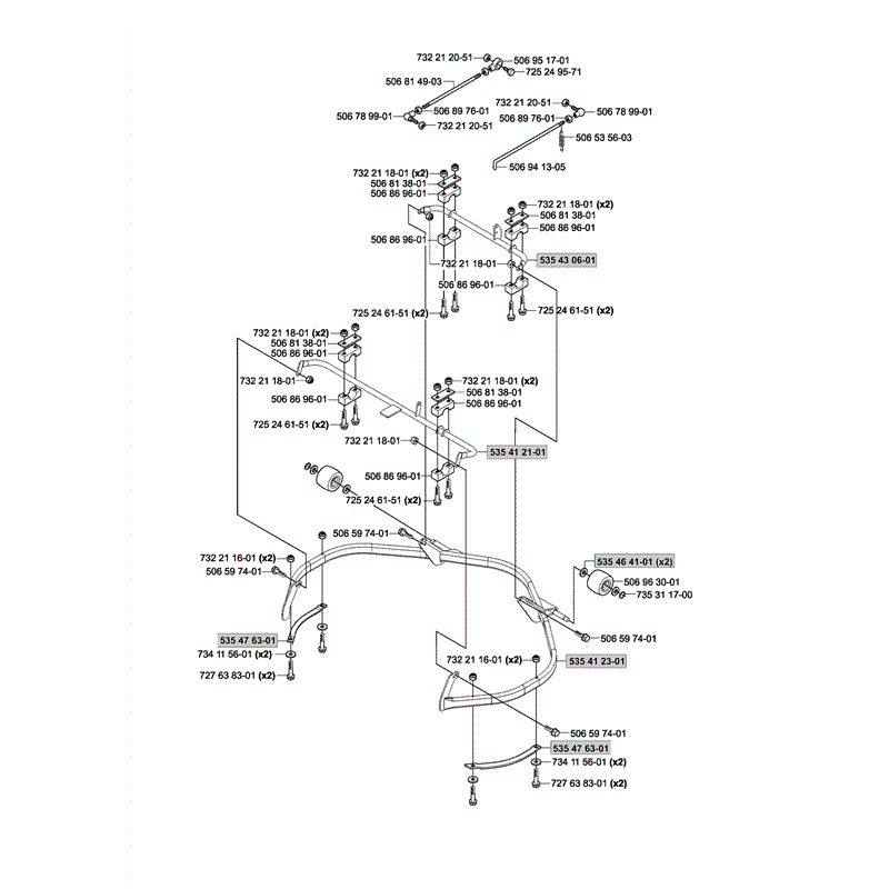 Husqvarna  Rider Pro Flex 21 (2004) Parts Diagram, Page 17