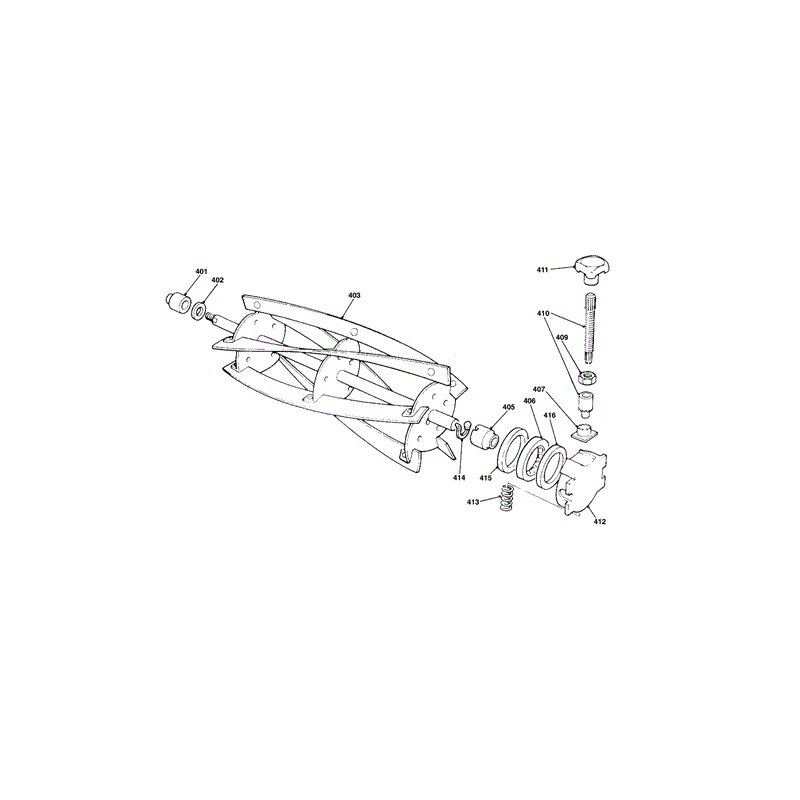 Qualcast Punch Auto 35 (F016T48201) Parts Diagram, Page 3