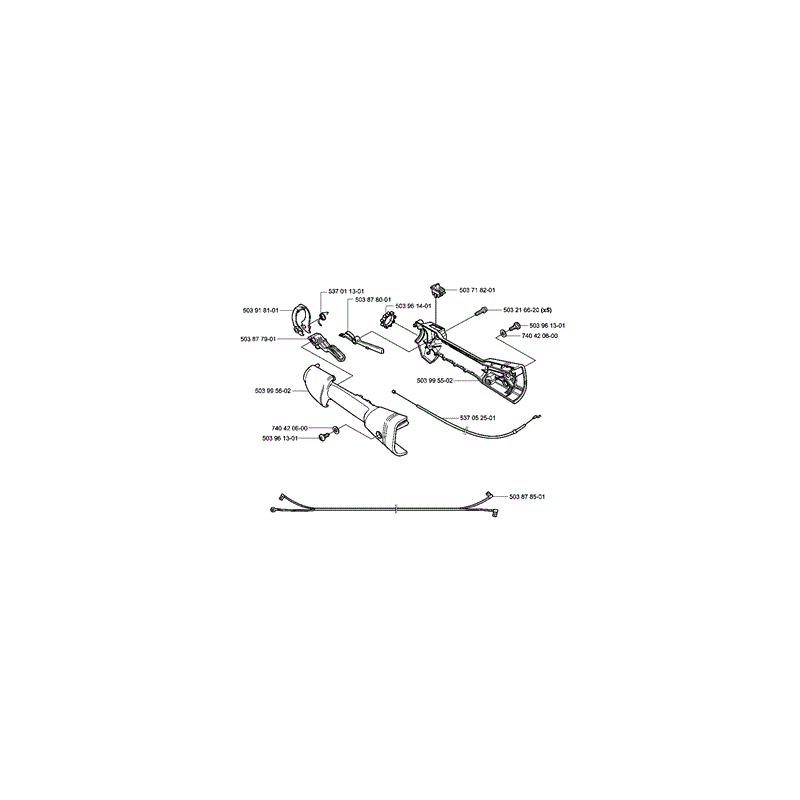 Husqvarna 326HE3 Hedgetrimmer (2004) Parts Diagram, Page 4