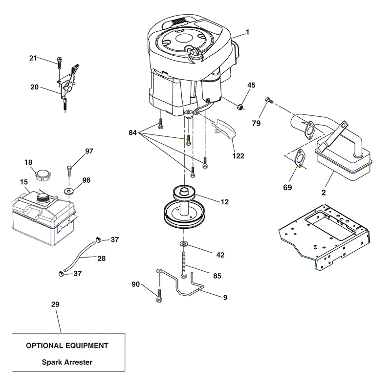 McCulloch M115-77RB (96041012301 - (2010)) Parts Diagram, Page 6